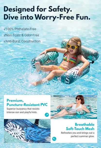 【 🔥Hot Sale 50% OFF】💺🌴 Inflatable Floating Chair – Your Ultimate Summer Essential 🌊